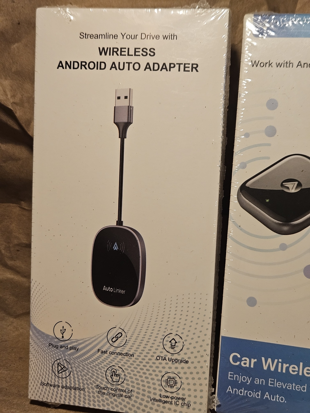 Wireless Android Auto Car Adapter - Black - Picture 3 of 6